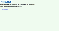 Desktop Screenshot of cetepo.rs.senai.br