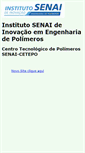 Mobile Screenshot of cetepo.rs.senai.br